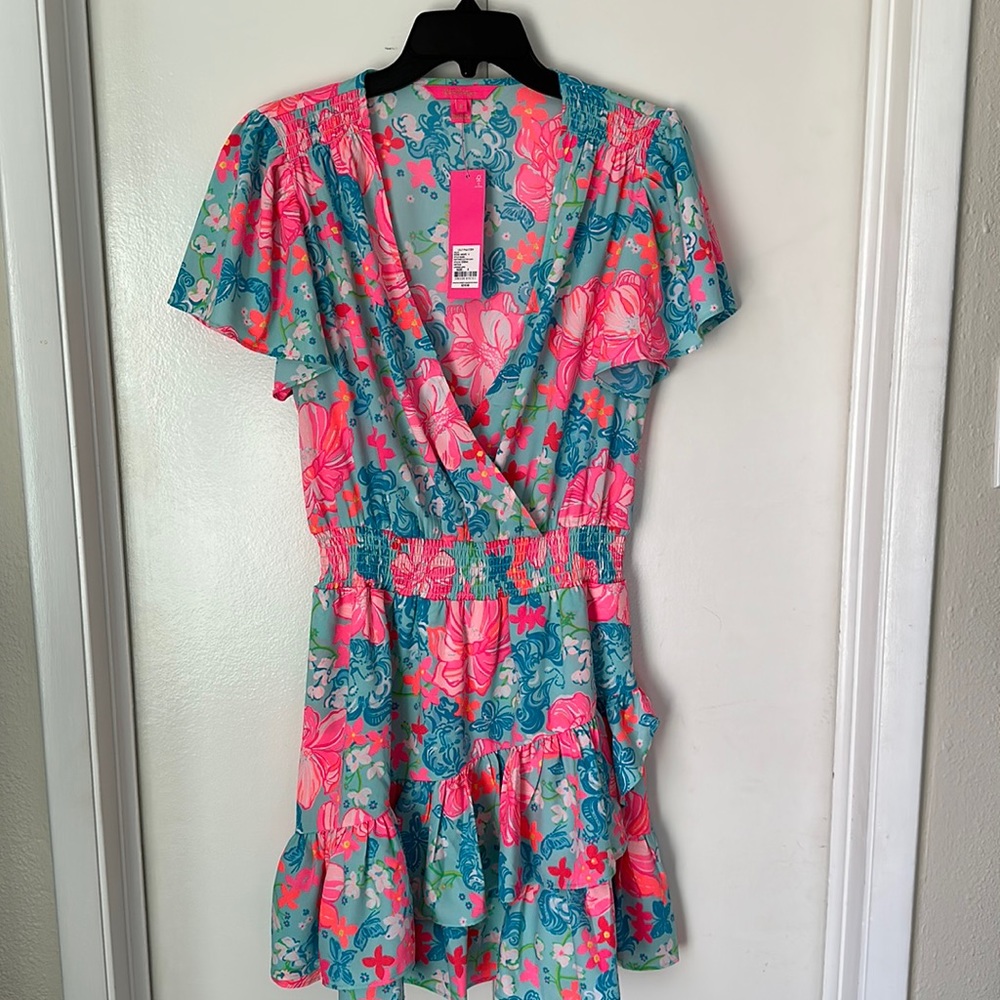 Lilly Pulitzer Maryanne flutter sleeve